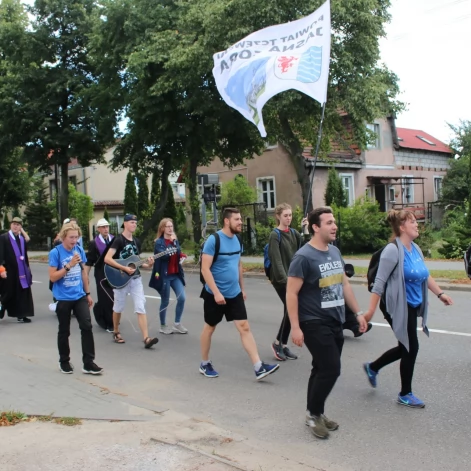 Tczew - Pielgrzymka idzie do Częstochowy. Ze względu na COVID jest inna niż zwykle