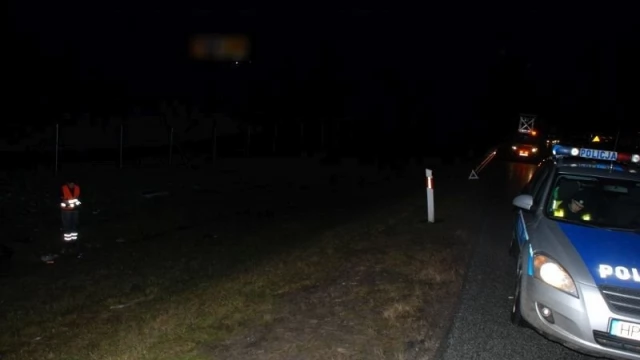 Tczew - Dwa wypadki - zaśnięcie za kierownicą i pieszy, który się poślizgnął