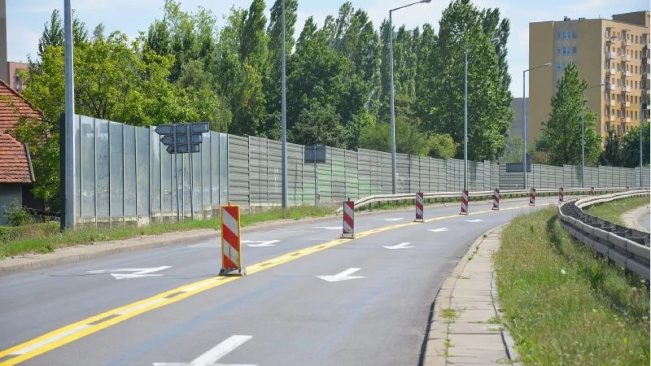 Tczew - Zamknięcie jezdni zachodniej dk 91