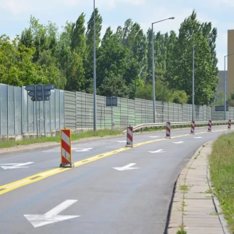 Tczew - Zamknięcie jezdni zachodniej dk 91