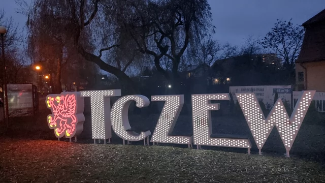 Tczew - Napis przestrzenny gotowy