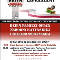 Tczew - Dzień Pamięci przy tczewskim Panteonie Katyńskim