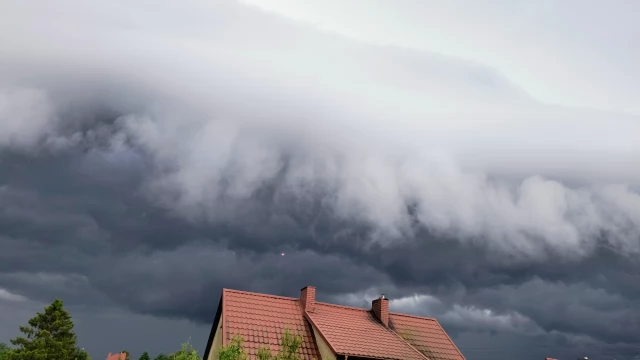 Tczew - Chmury burzowe nad Tczewem