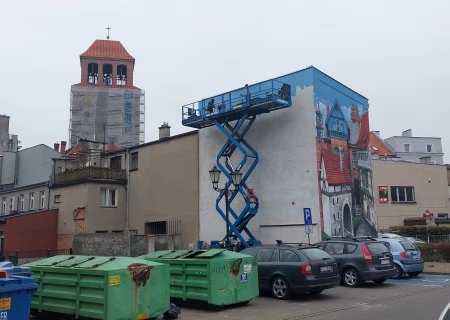 Tczew - Na Starym Mieście powstaje mural