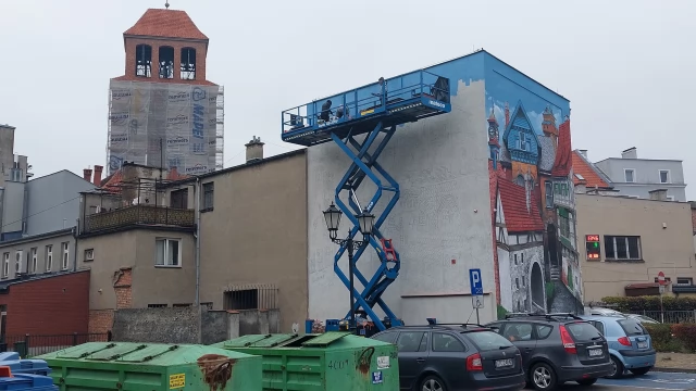 Tczew - Na Starym Mieście powstaje mural