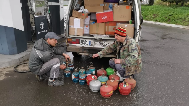Tczew - Pomoc z Tczewa dotarła do Donbasu