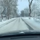 Tczew - Nieodśnieżony odcinek drogi powiatowej Czatkowy