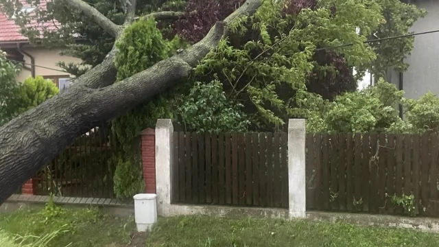 Tczew - Nawałnice przetaczają się przez Pomorze