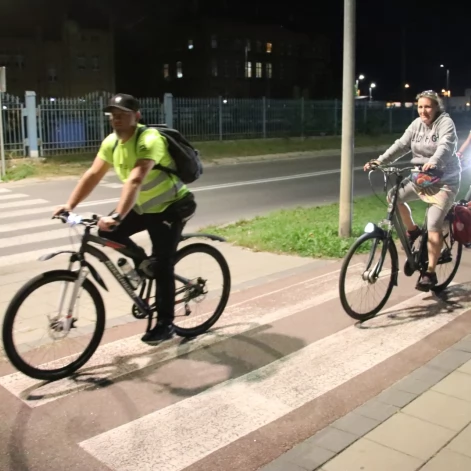 Tczew - Nocny przejazd rowerowy Świetlik