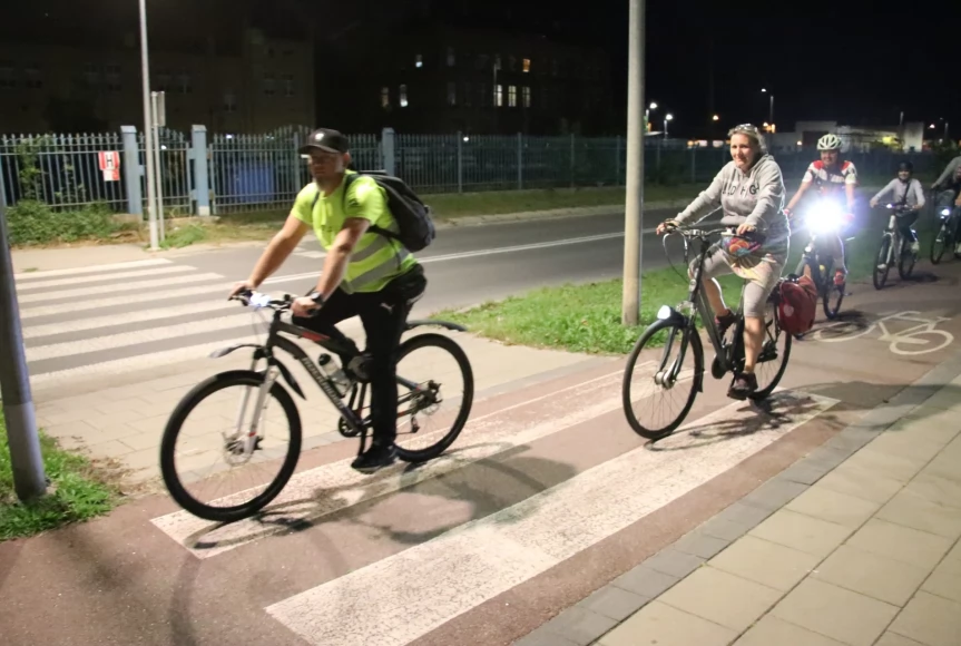 Tczew - Nocny przejazd rowerowy Świetlik
