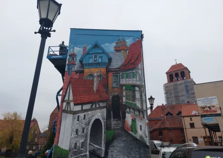 Tczew - Na Starym Mieście powstaje mural