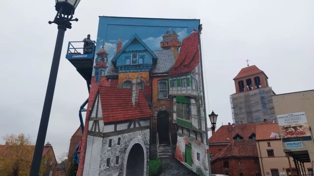 Tczew - Na Starym Mieście powstaje mural