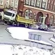 Tczew - "Nie wyrobił" na zakręcie i odjechał. Na szczęście na chodniku nikogo nie było