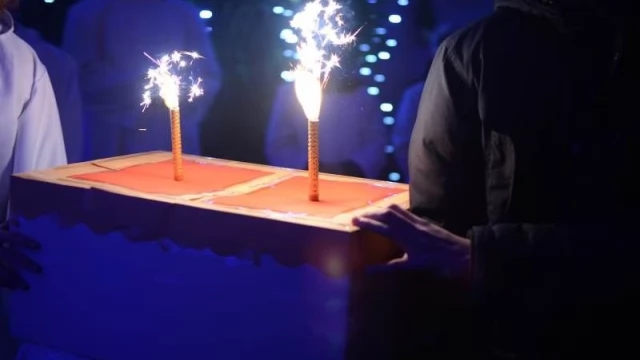 Tczew - Żłóbek w kształcie serca, tort i "sto lat" - czyli pasterka w kościele szkolnym