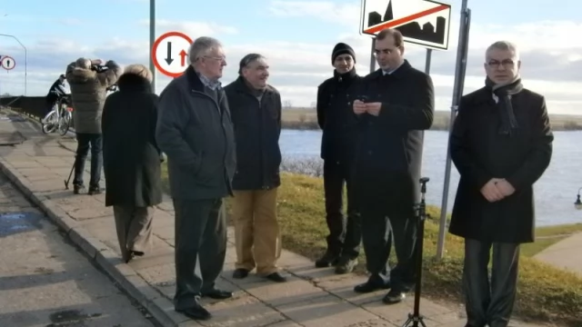 Tczew - Anna Fotyga i Andrzej Jaworski (PiS) odwiedzili Tczew. Tematem spotkania - most