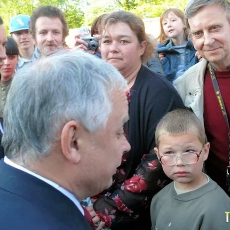 Tczew - Lech Kaczyński w Tczewie