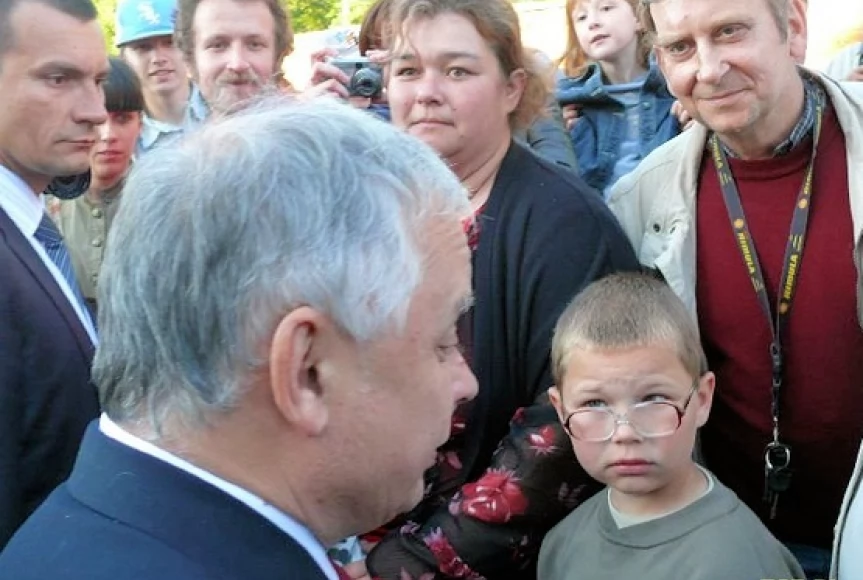 Tczew - Lech Kaczyński w Tczewie