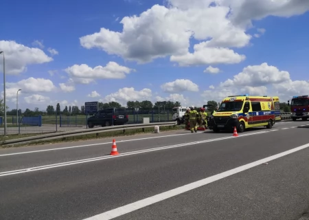 Tczew - Zajączkowo. Zderzenie motocykla z ciężarówką