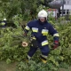 Tczew - Silne burze na Kociewiu - zerwane dachy i powalone drzewa