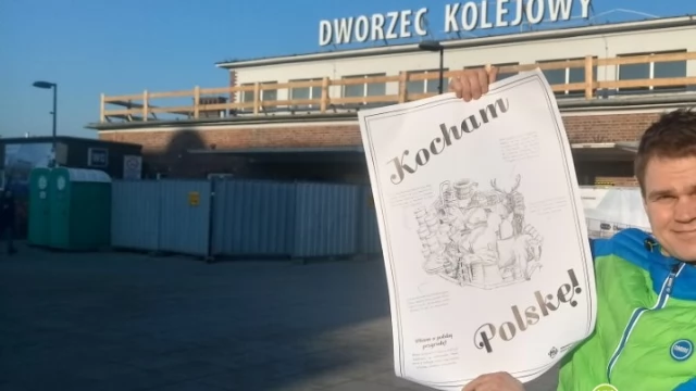 Tczew - Kocham Polskę! - Młodzież Wszechpolska na Walentynki o patriotyźmie i ekologii