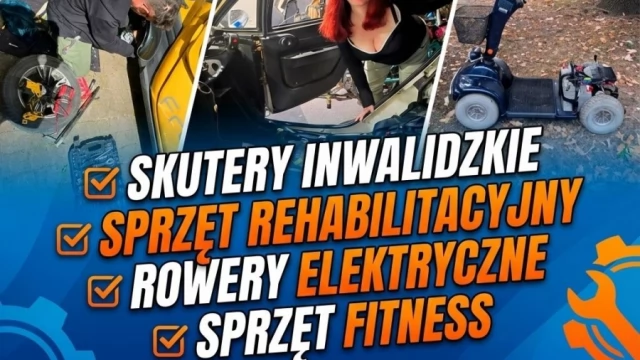 Tczew - Dojazdowy Serwis Naprawy Skuterów Inwalidzkich Shoprider, Rowerów Trójkołowych