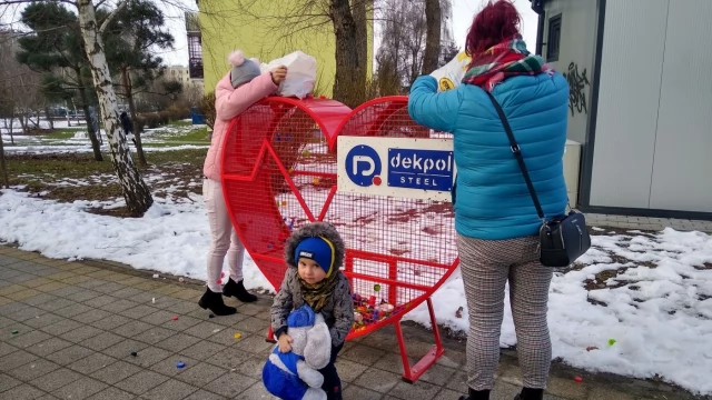 Tczew - W Tczewie pojawiło się kolejne serduszko na zakrętki