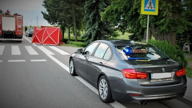 Tczew - Śmiertelne potrącenie na przejściu dla pieszych. Policjanci apelują o szczególną ostrożność