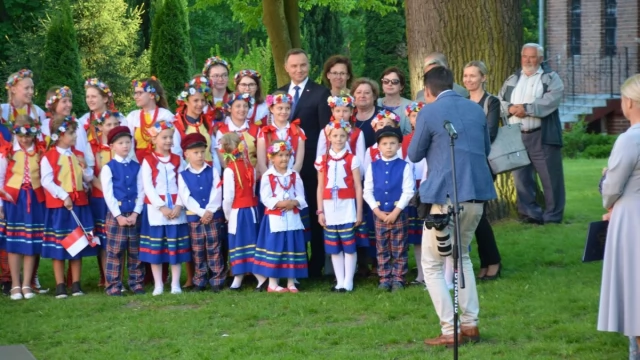 Tczew - Prezydent Andrzej Duda w Pelplinie