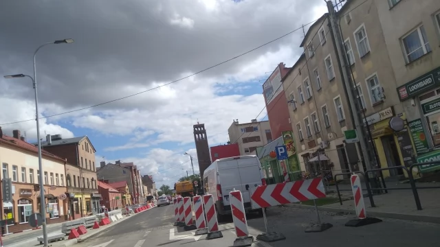 Tczew - Prace na Gdańskiej wkroczyły w kolejny etap