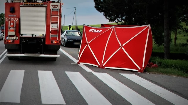 Tczew - Śmiertelne potrącenie na przejściu dla pieszych. Policjanci apelują o szczególną ostrożność