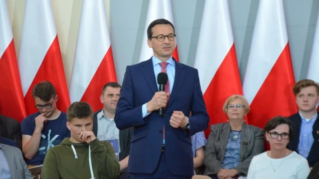 Tczew - Mateusz Morawiecki w Pelplinie. Zapytaliśmy o Most Tczewski