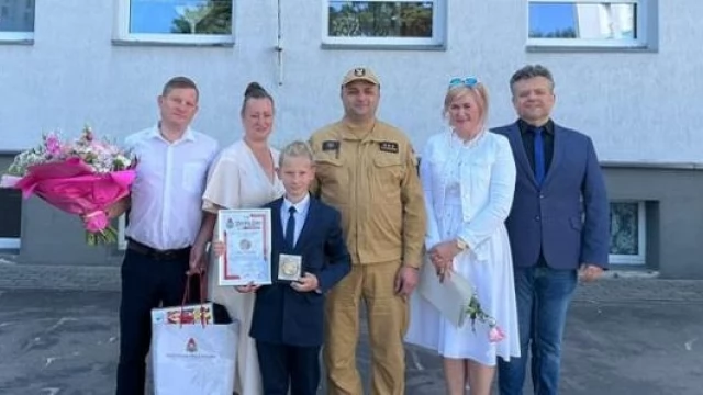 Tczew - Medal Iuvenis Forti dla Tymona Pelcera