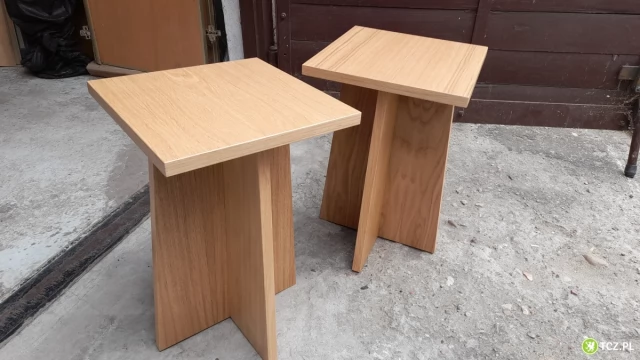 Tczew - Nowe taborety dębowe