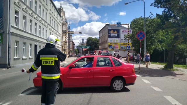 Tczew - Pożar na Wojska Polskiego. Na miejscu 7 zastępów straży