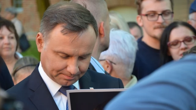 Tczew - Prezydent Andrzej Duda w Pelplinie