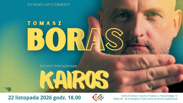 Tczew - Tomasz Boras w programie "Kairos" - stand-up