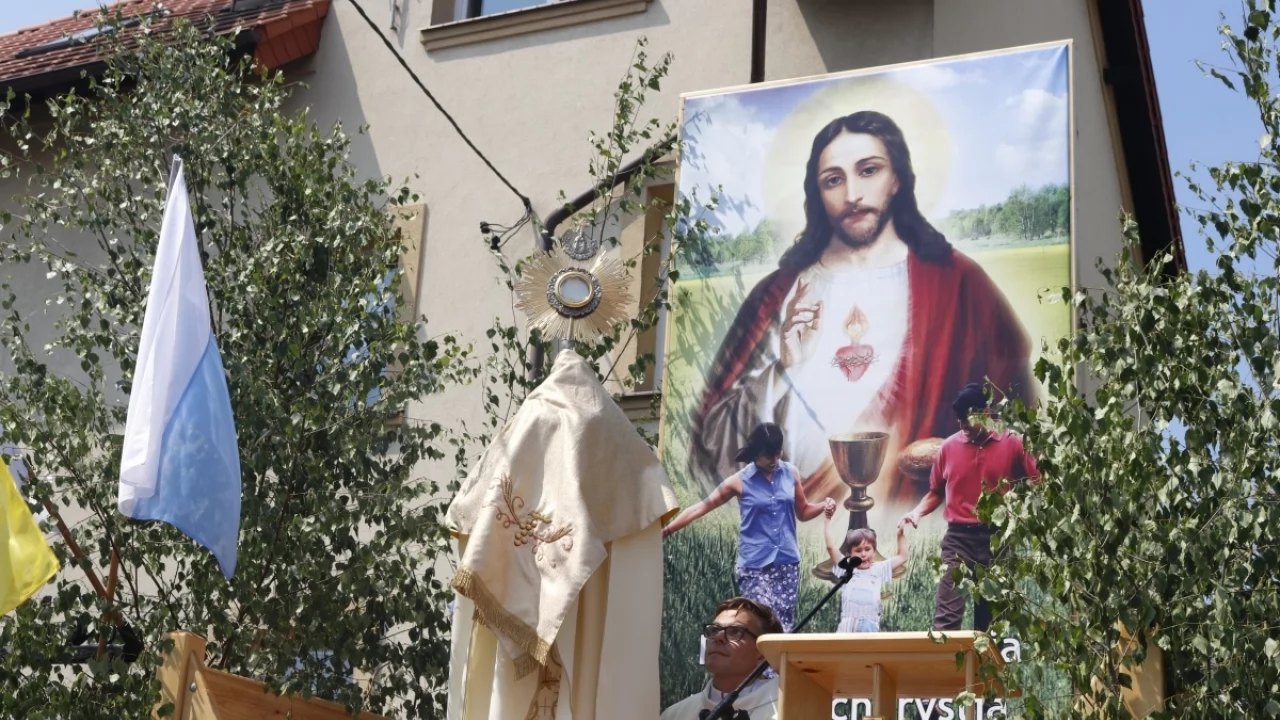 Tczew - Boże Ciało - procesja z Najświętszym Sakramentem