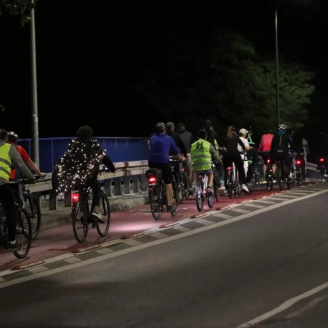 Tczew - Nocny przejazd rowerowy Świetlik