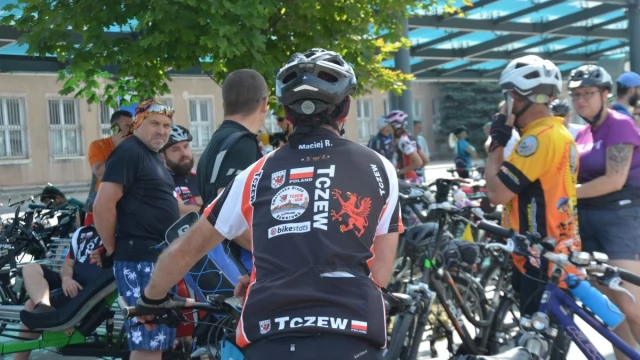 Tczew - I pojechali! Wielki Przejazd Rowerowy wyruszył