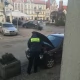 Tczew - Auto odmówiło posłuszeństwa, pomogli strażnicy