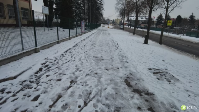 Tczew - Lodowisko przed szkołą ZSBiO