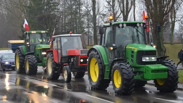 Tczew - W Tczewie protestują rolnicy