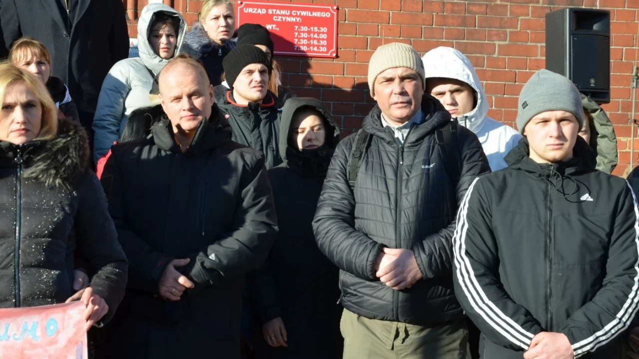 Tczew - Polacy i Ukraińcy ramię w ramię przeciw rosyjskiej agresji