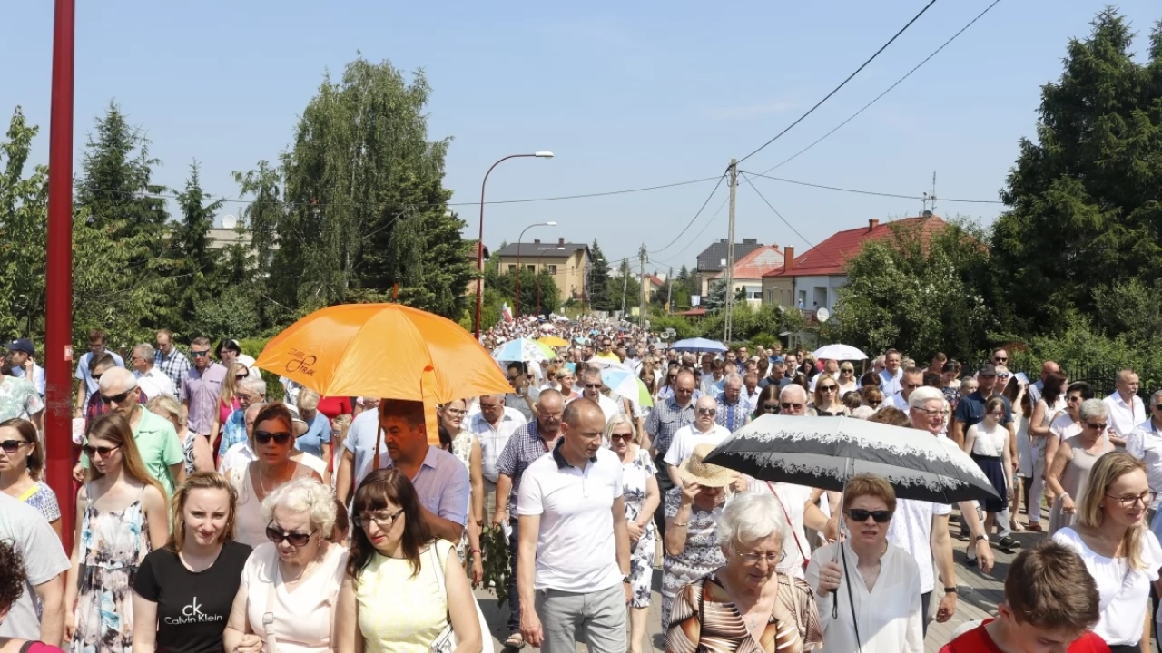Tczew - Boże Ciało - procesja z Najświętszym Sakramentem