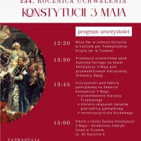 Tczew - Obchody 234. rocznicy uchwalenia Konstytucji 3 Maja