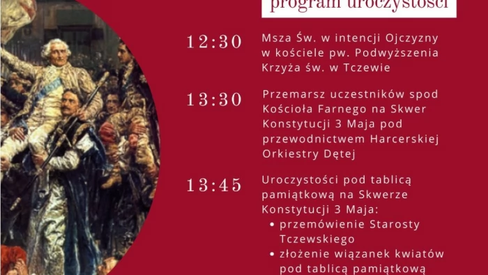 Tczew - Obchody 234. rocznicy uchwalenia Konstytucji 3 Maja