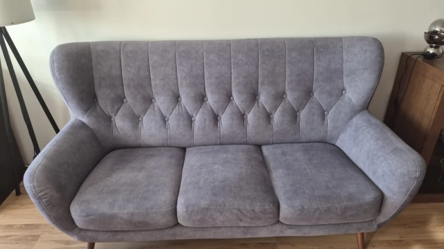 Tczew - Sofa uszak 3 - osobowa KELSO szara - Agata Meble