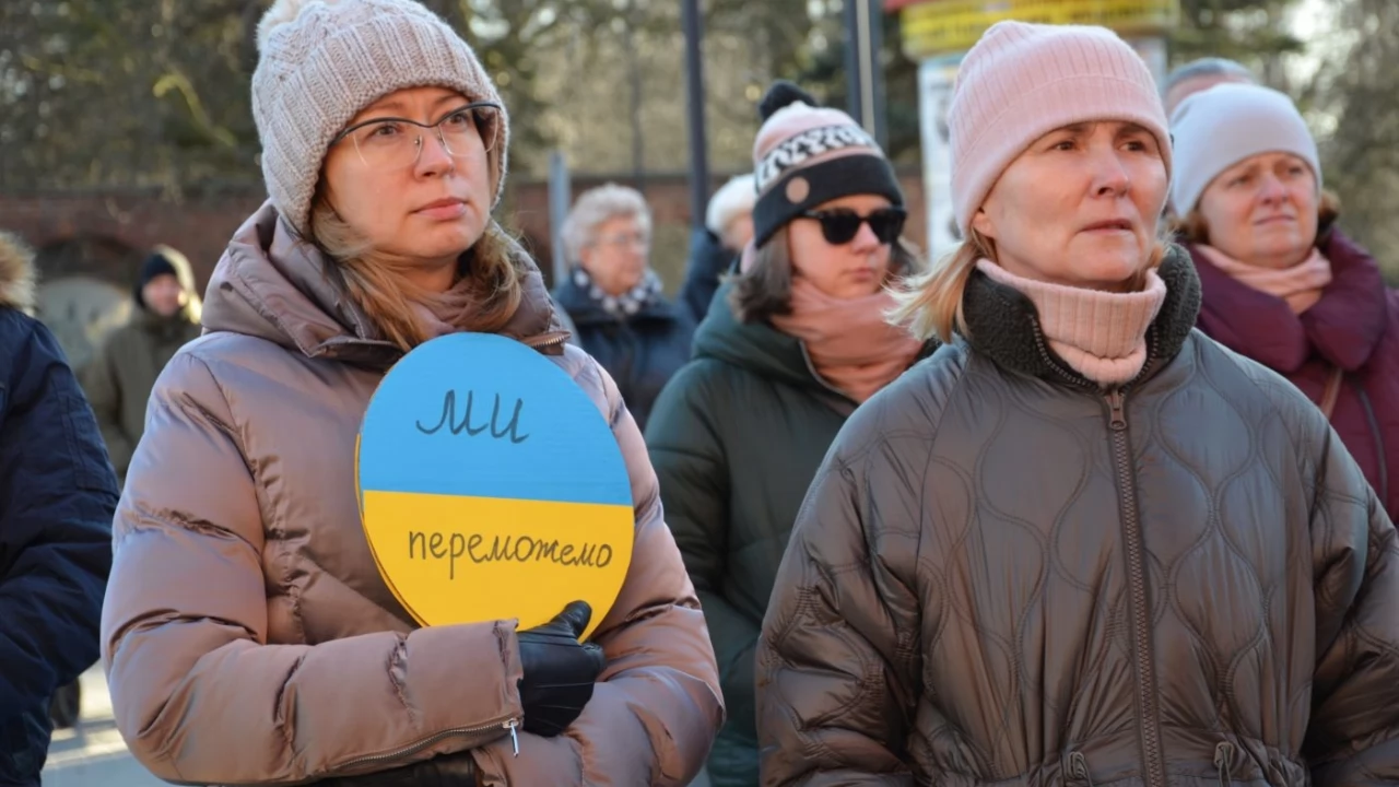 Tczew - Polacy i Ukraińcy ramię w ramię przeciw rosyjskiej agresji