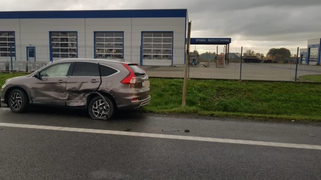 Tczew - Zajączkowo Tczewskie. Zderzyły się dwie osobówki