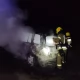 Tczew - Turze - Szczerbięcin. Auto uderzyło w drzewo i spłonęło